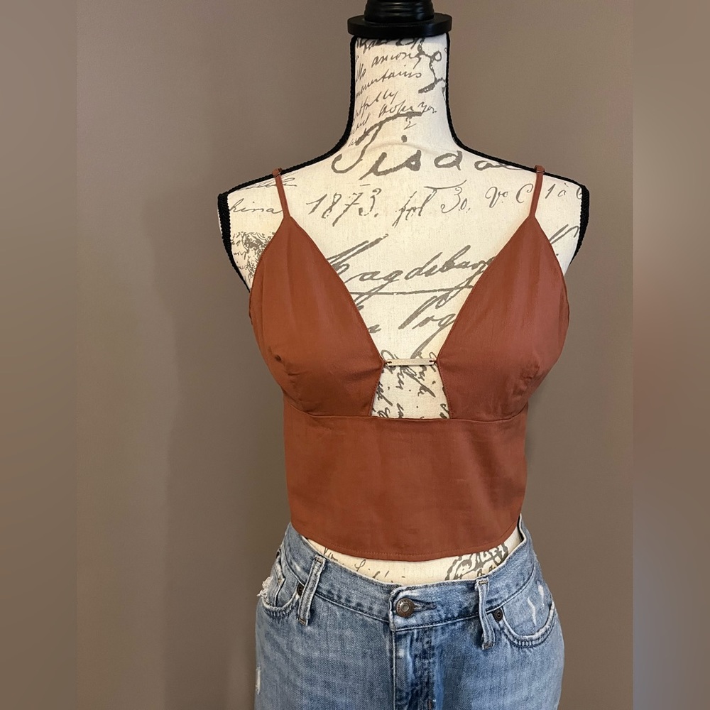 Brown Abercrombie Tank, Size M